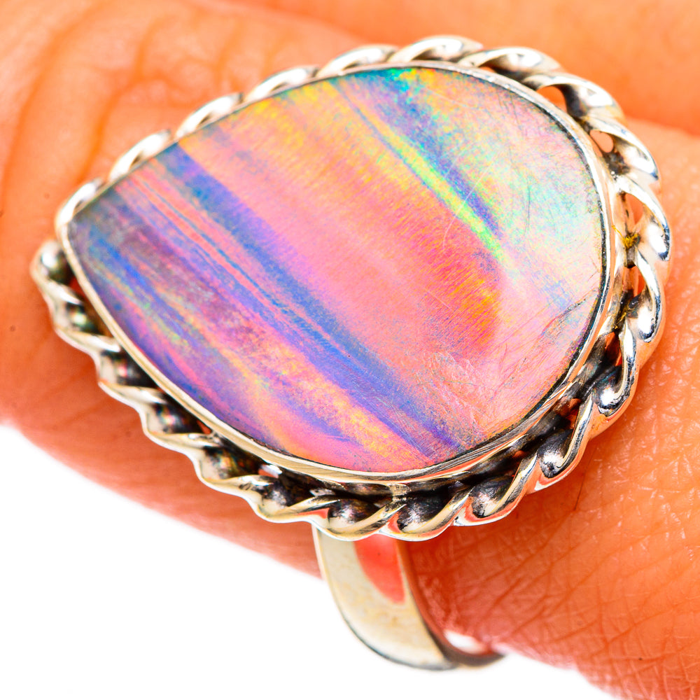 Aura Opal Rings handcrafted by Anasilvercos - RING101982