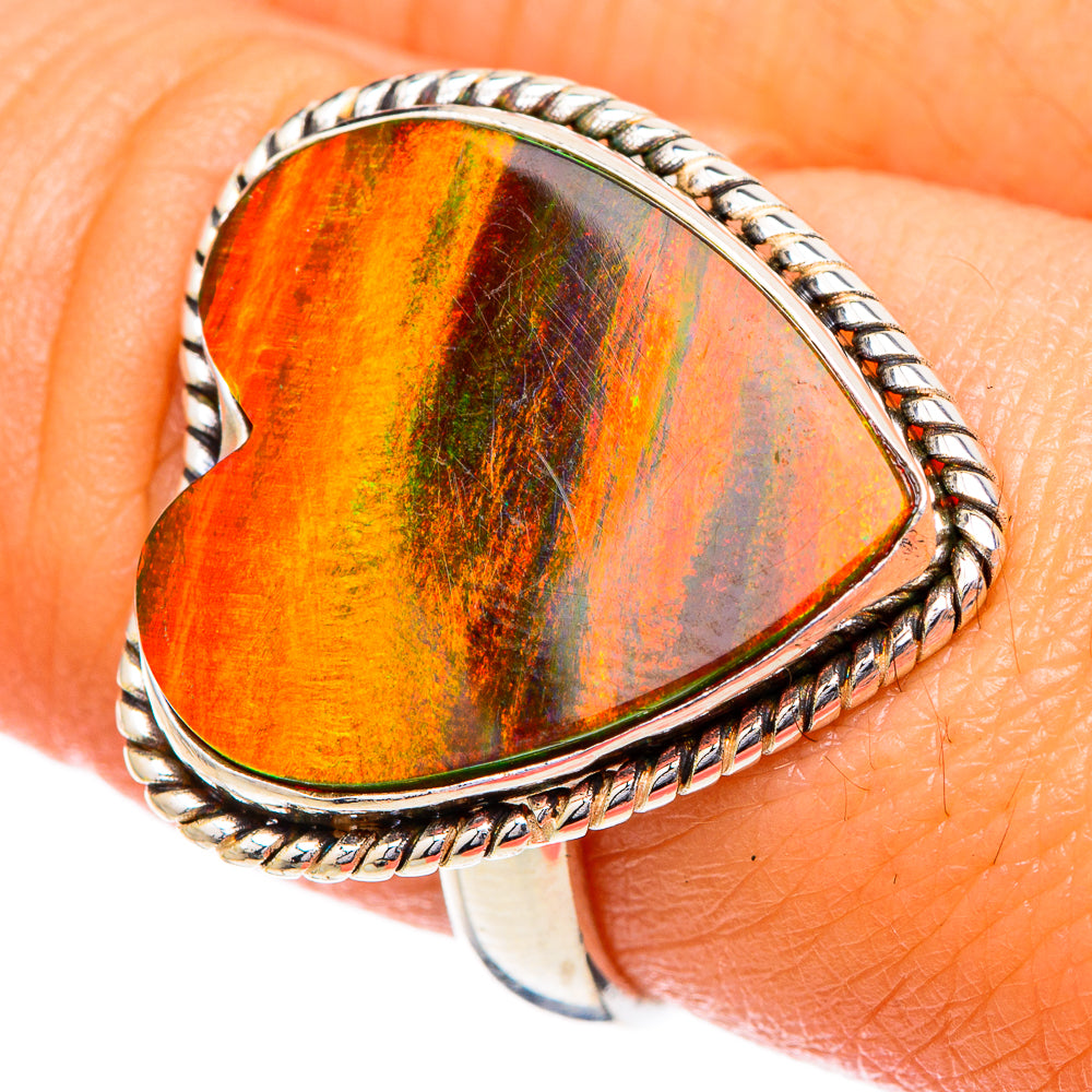 Aura Opal Rings handcrafted by Anasilvercos - RING101983