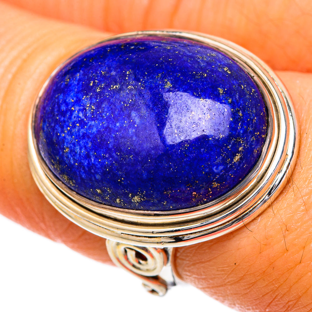 Lapis Lazuli Rings handcrafted by Anasilvercos - RING101986