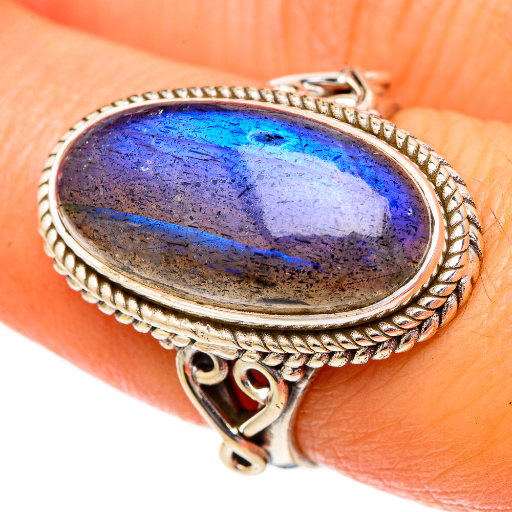 Labradorite Rings handcrafted by Anasilvercos - RING101988