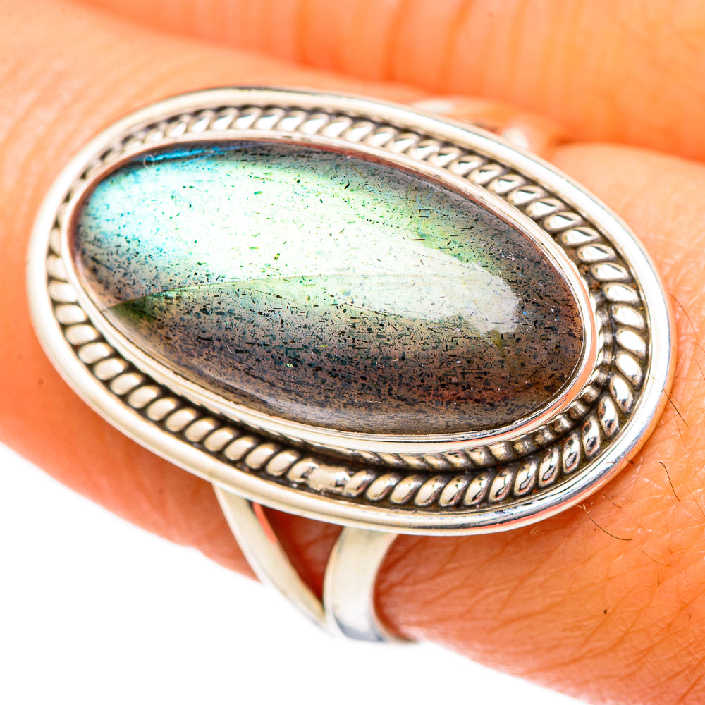 Labradorite Rings handcrafted by Anasilvercos - RING101991