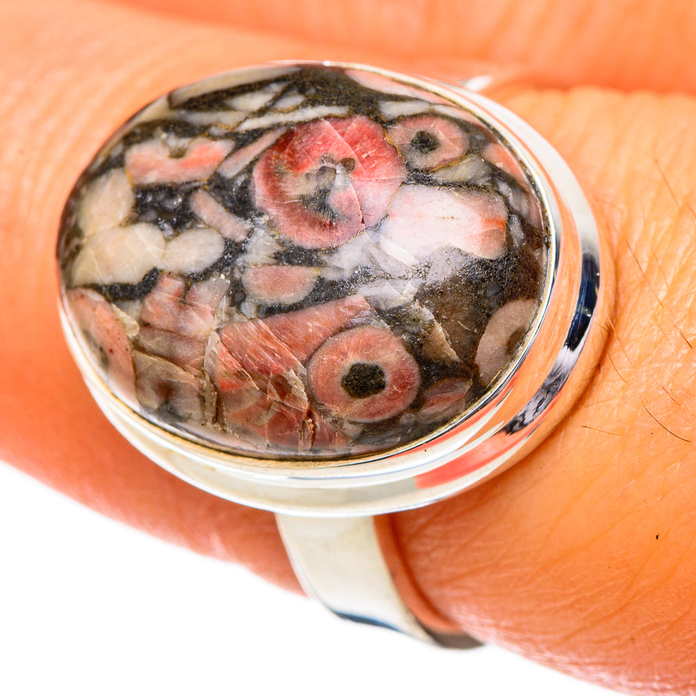 Crinoid Fossil Rings handcrafted by Anasilvercos - RING101992