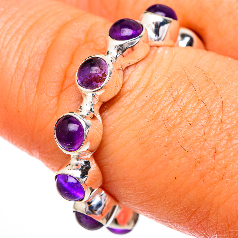 Amethyst Rings handcrafted by Anasilvercos - RING101997