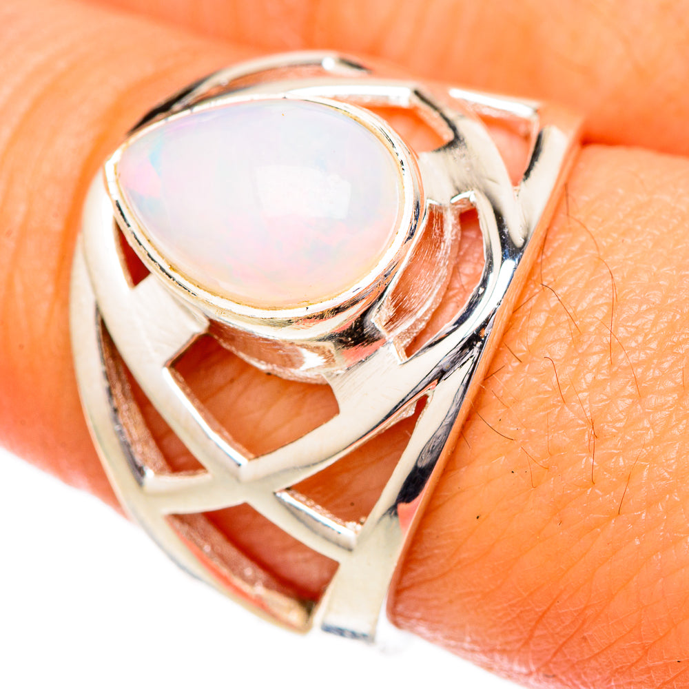 Ethiopian Opal Rings handcrafted by Anasilvercos - RING102002