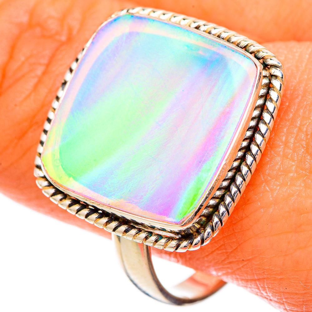 Aura Opal Rings handcrafted by Anasilvercos - RING102006