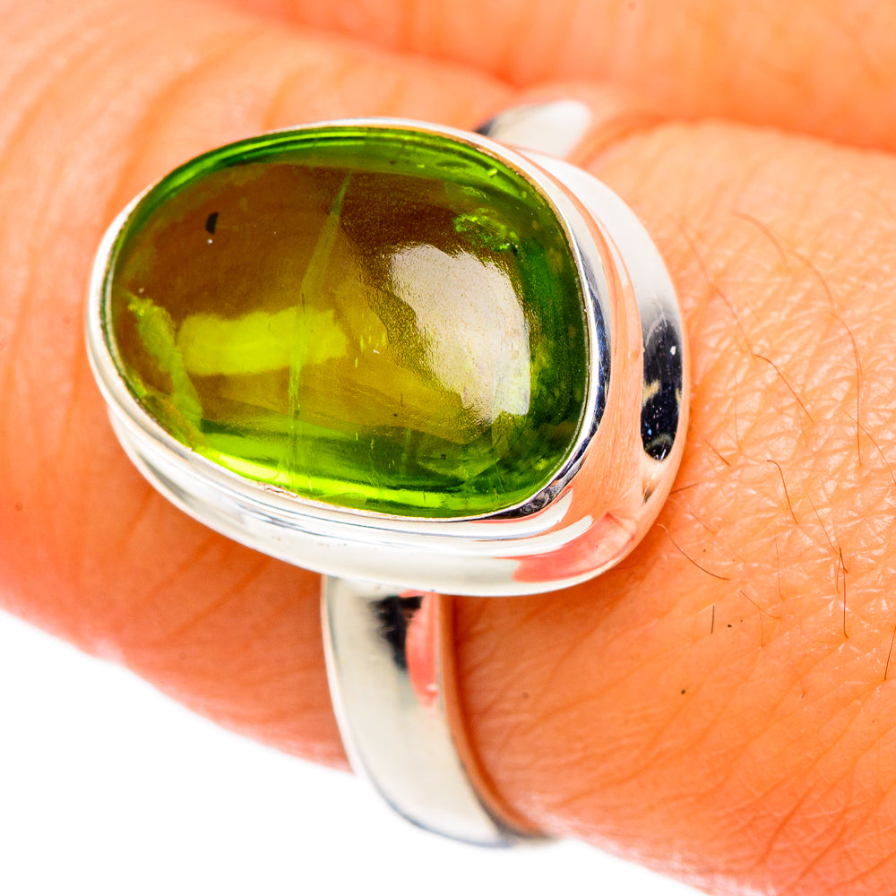 Peridot Rings handcrafted by Anasilvercos - RING102013