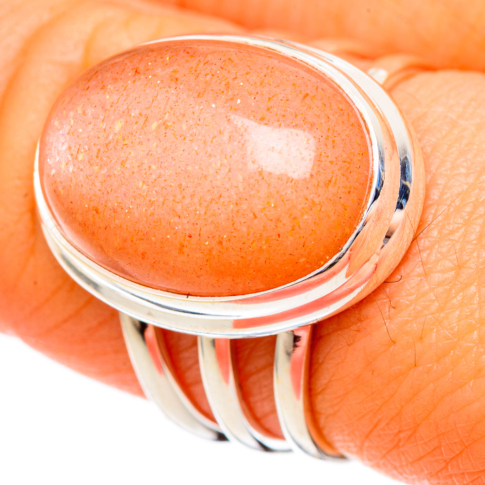 Sunstone Rings handcrafted by Anasilvercos - RING102017