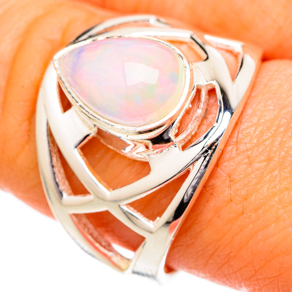 Ethiopian Opal Rings handcrafted by Anasilvercos - RING102063