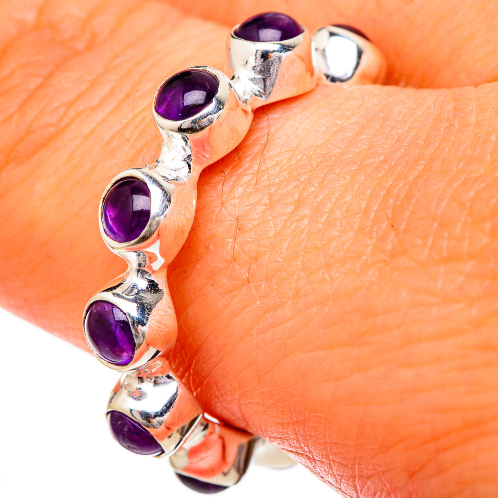 Amethyst Rings handcrafted by Anasilvercos - RING102075