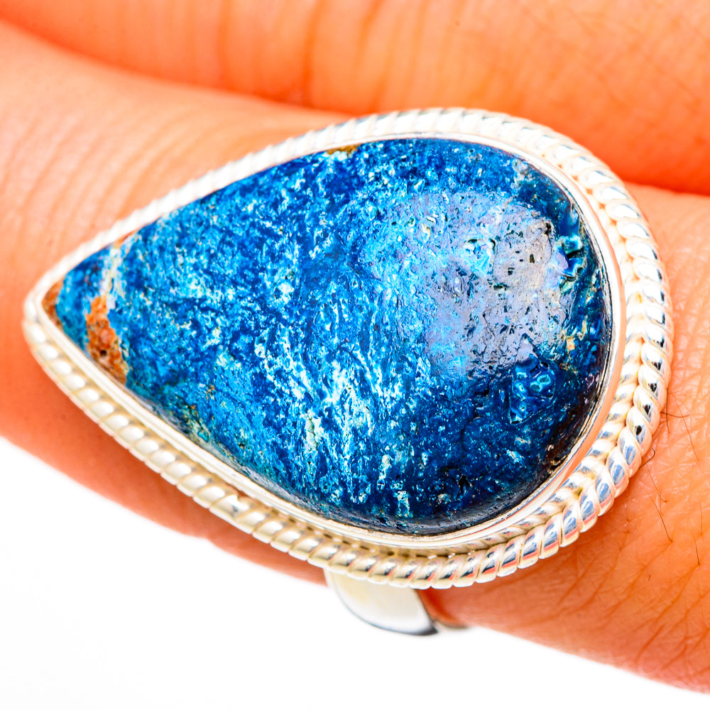 Azurite Rings handcrafted by Anasilvercos - RING102100