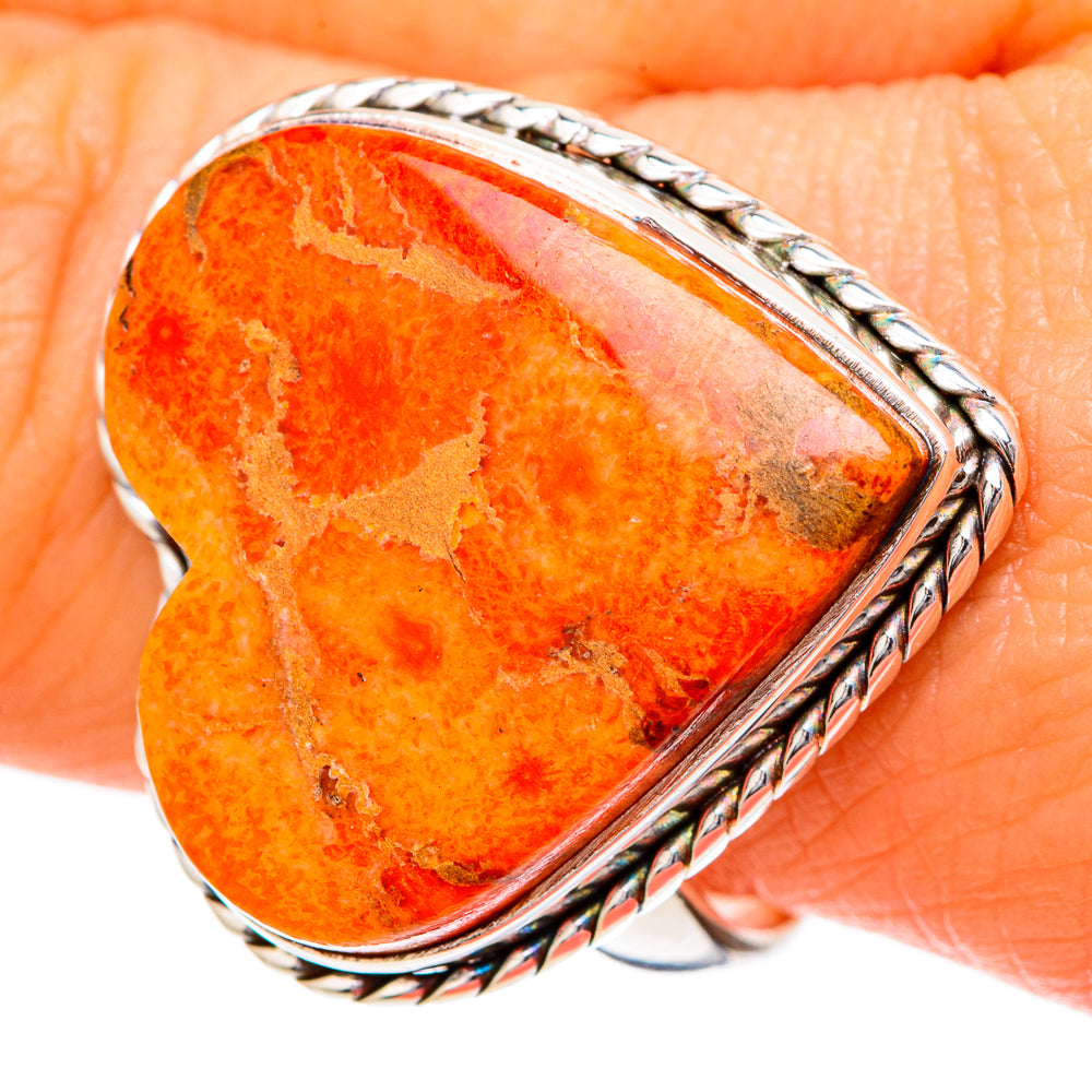 Sponge Coral Rings handcrafted by Anasilvercos - RING102115