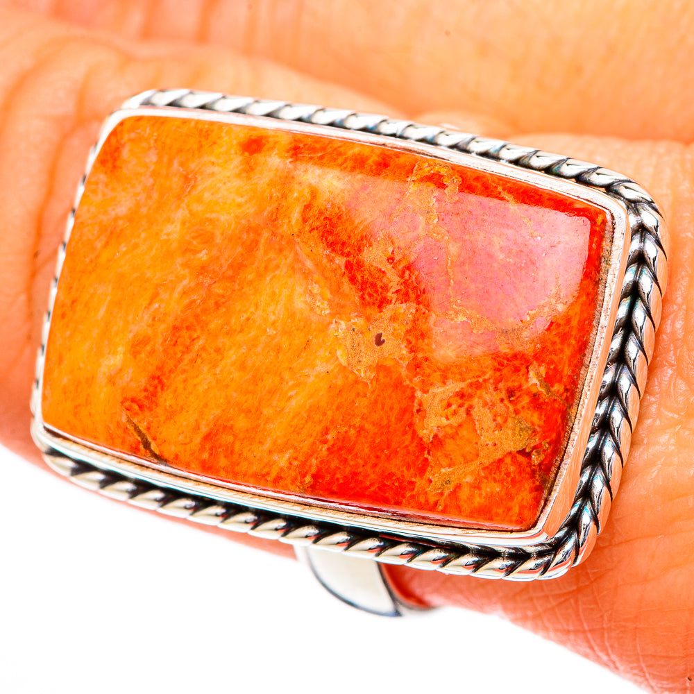 Sponge Coral Rings handcrafted by Anasilvercos - RING102116