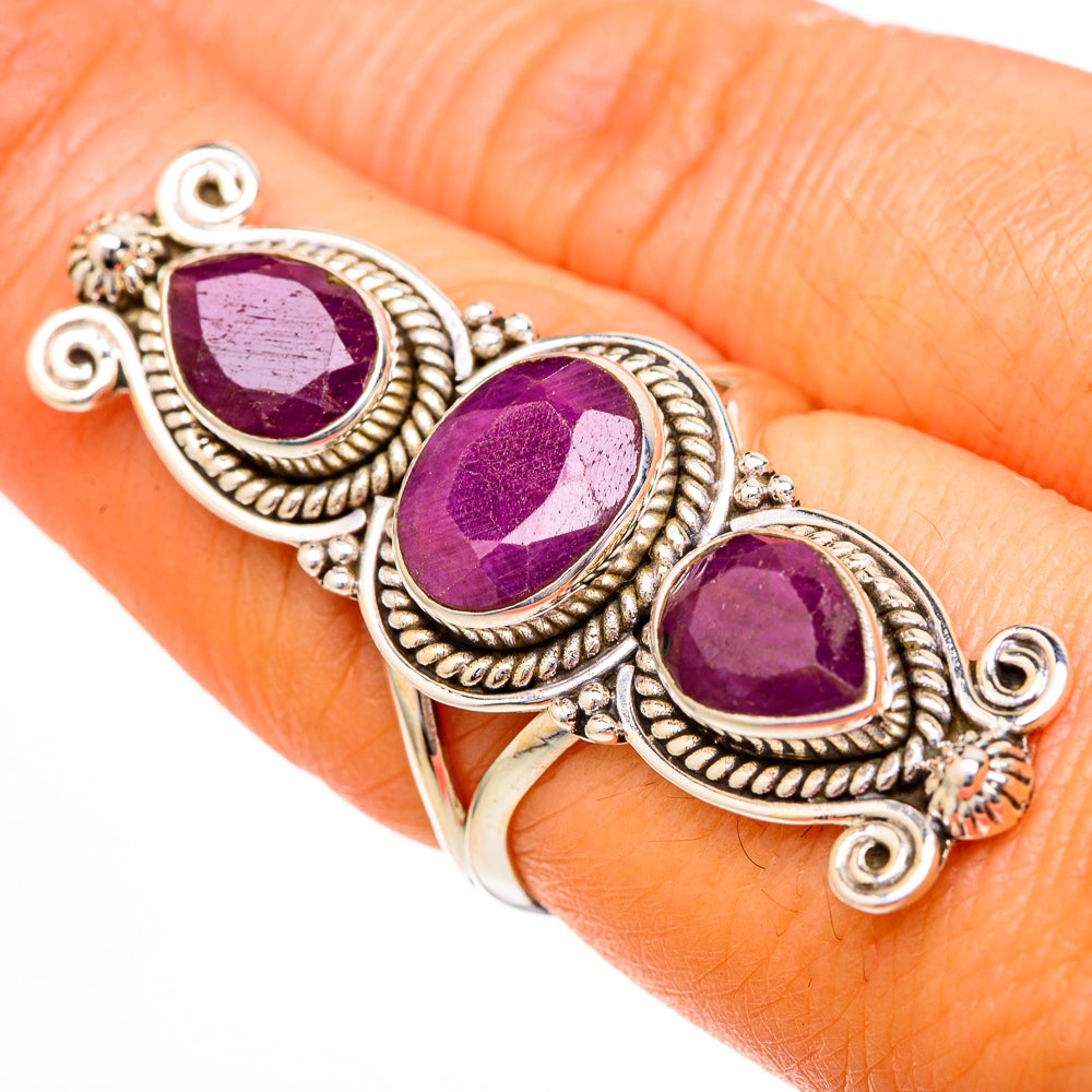 Ruby Rings handcrafted by Anasilvercos - RING102117