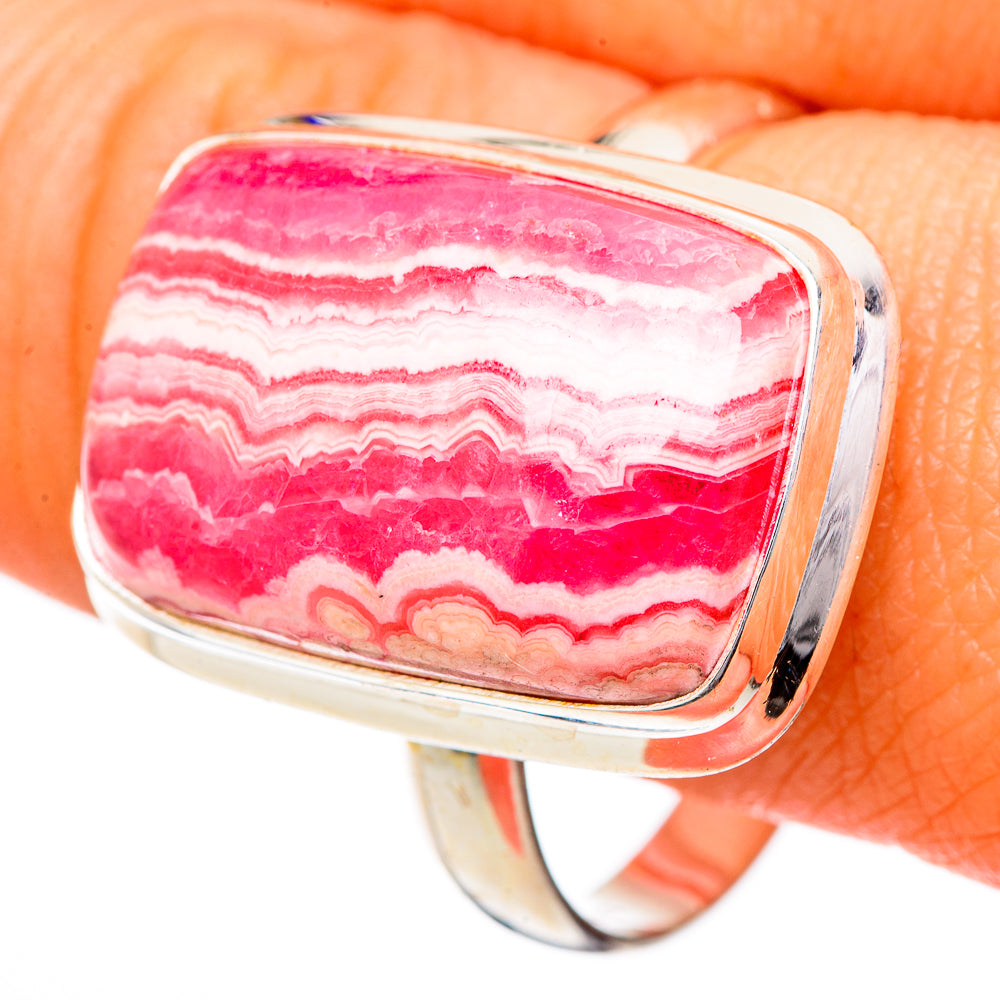 Rhodochrosite Rings handcrafted by Anasilvercos - RING102118