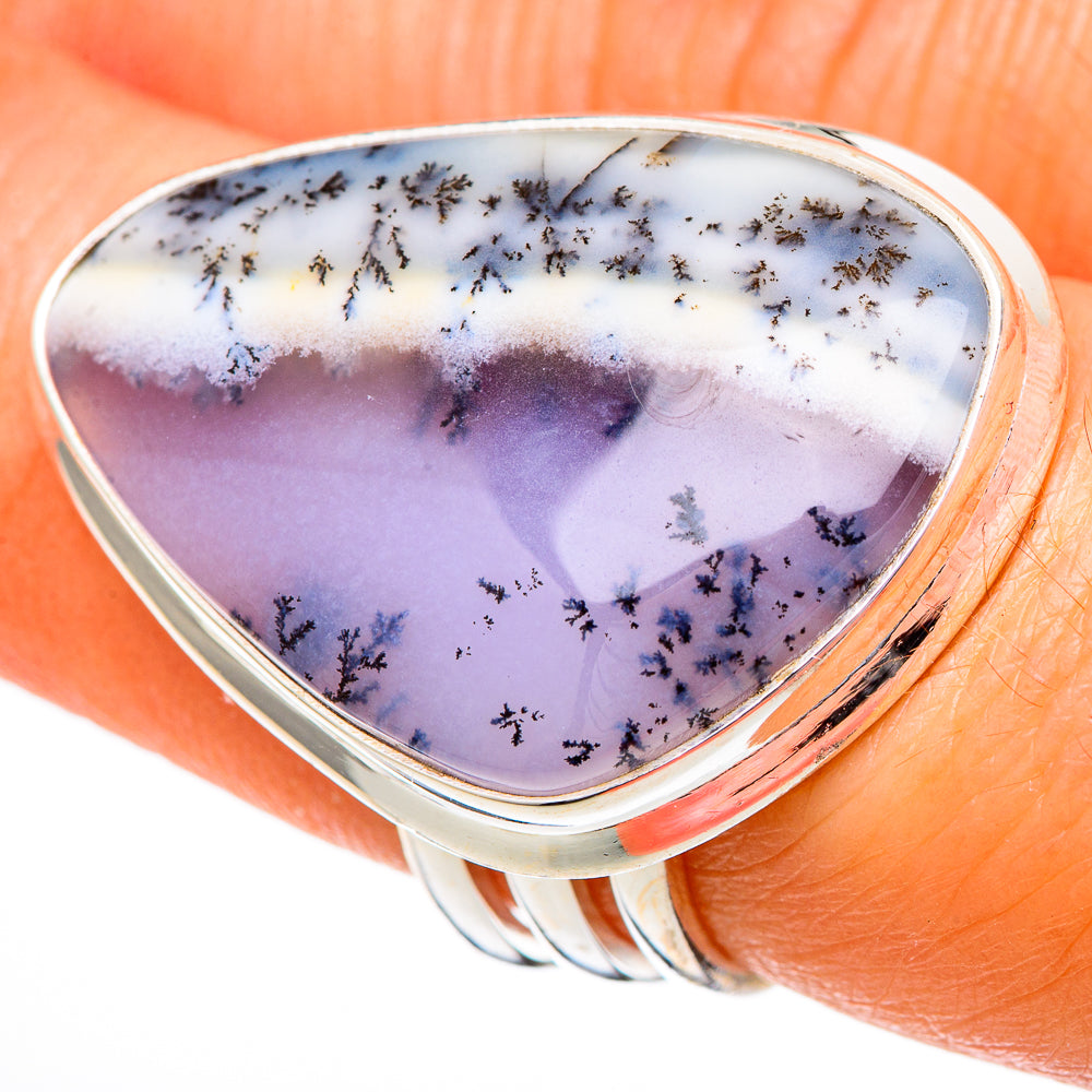 Dendritic Opal Rings handcrafted by Anasilvercos - RING102131