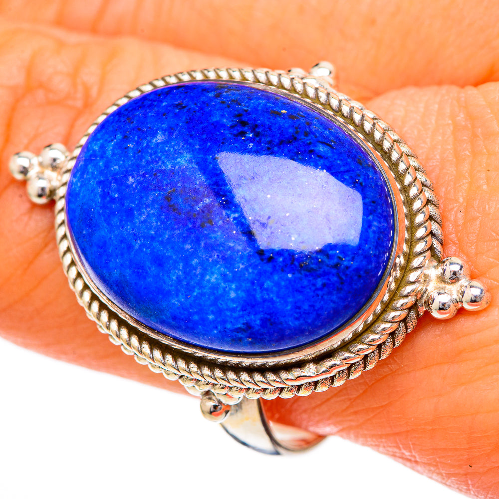 Lapis Lazuli Rings handcrafted by Anasilvercos - RING102140