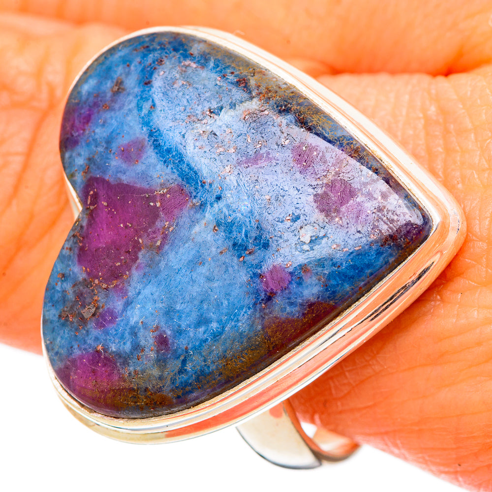Ruby Fuchsite Rings handcrafted by Anasilvercos - RING102145