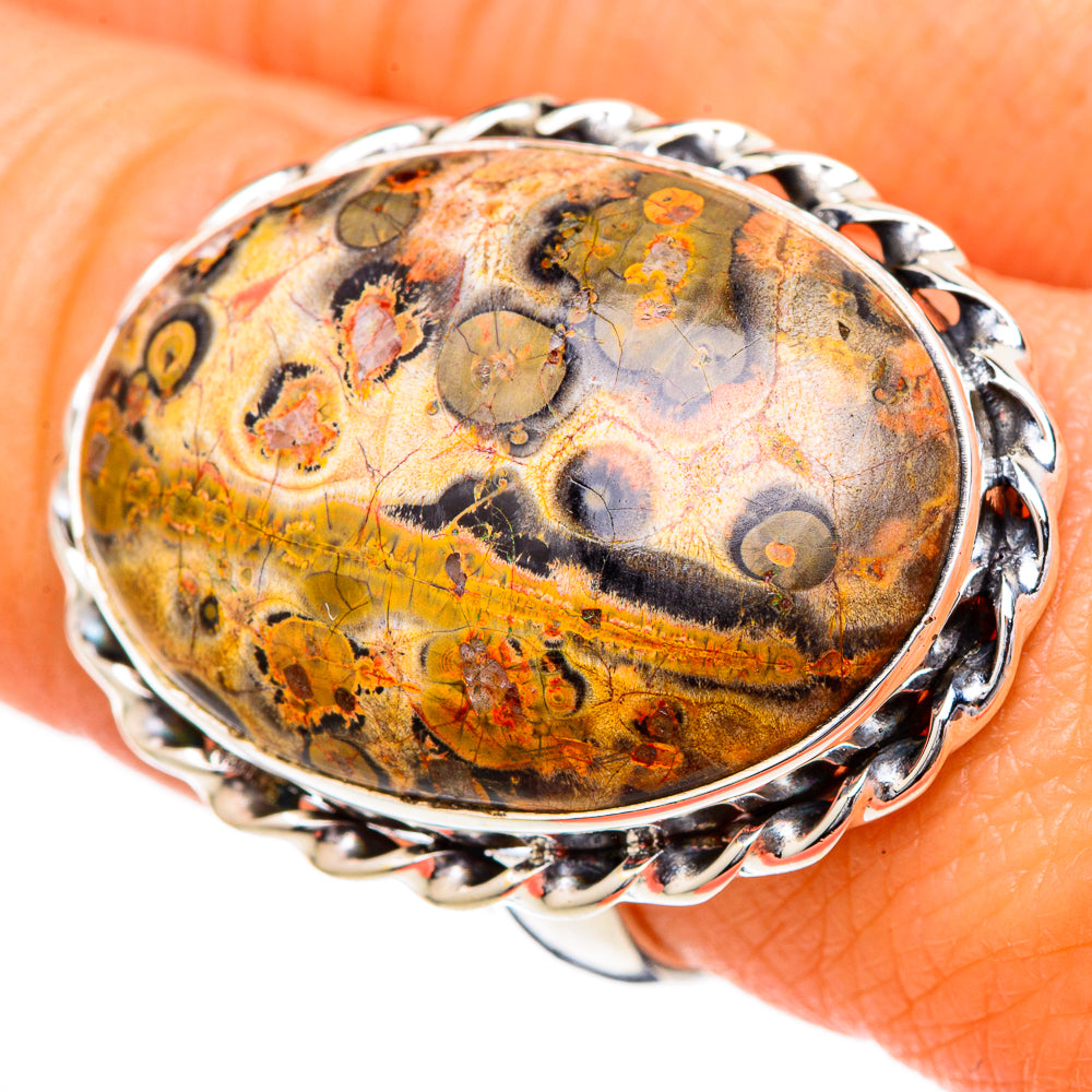 Poppy Jasper Rings handcrafted by Anasilvercos - RING102151