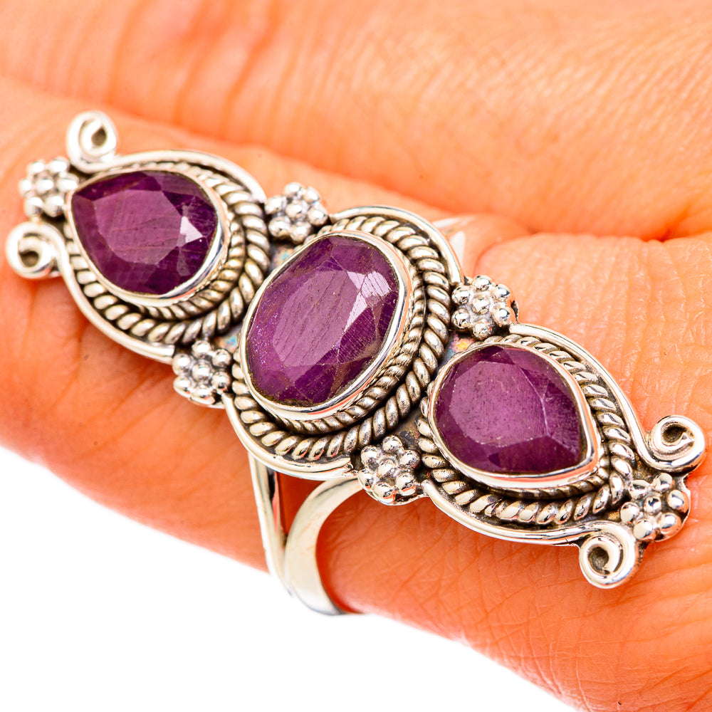 Ruby Rings handcrafted by Anasilvercos - RING102156