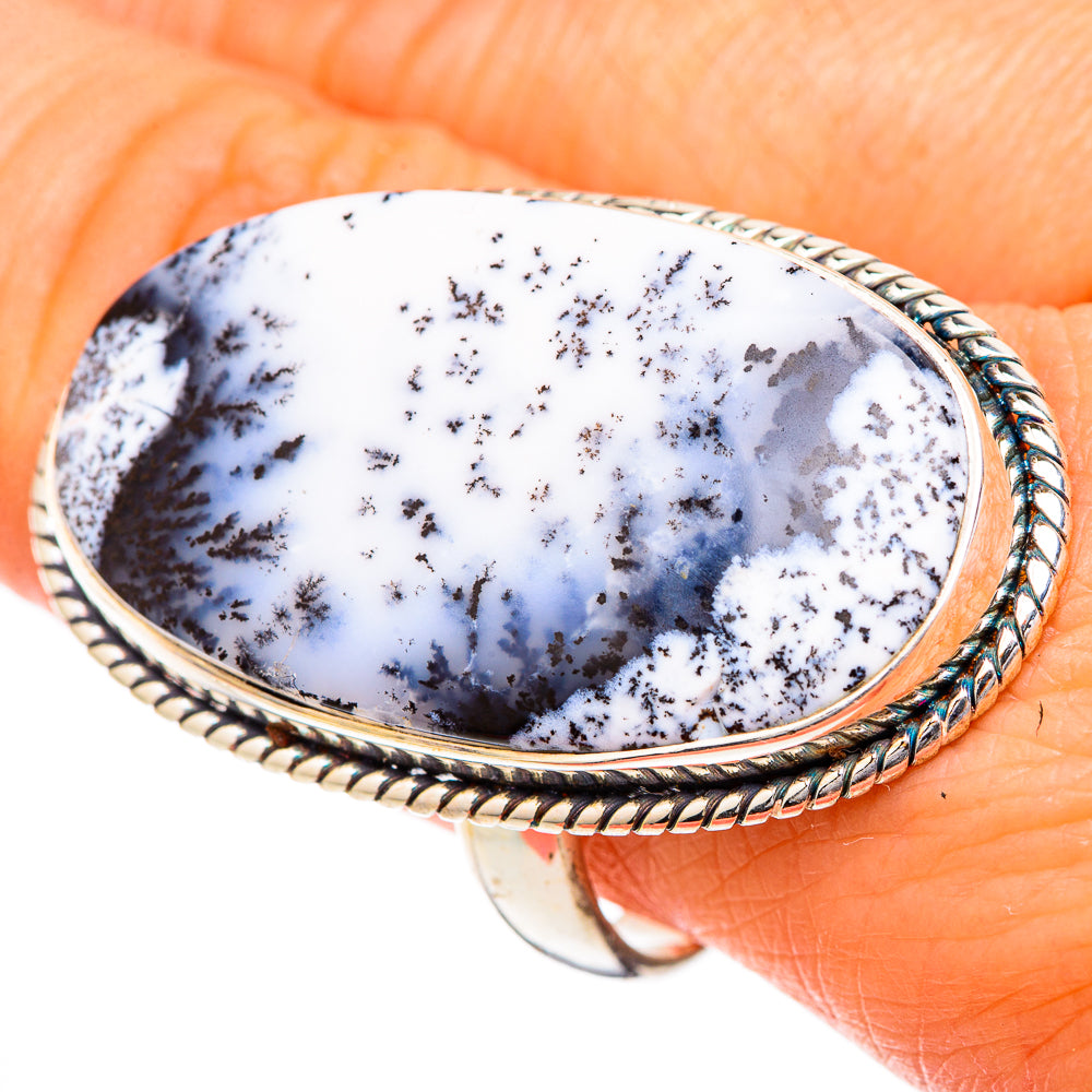Dendritic Opal Rings handcrafted by Anasilvercos - RING102169
