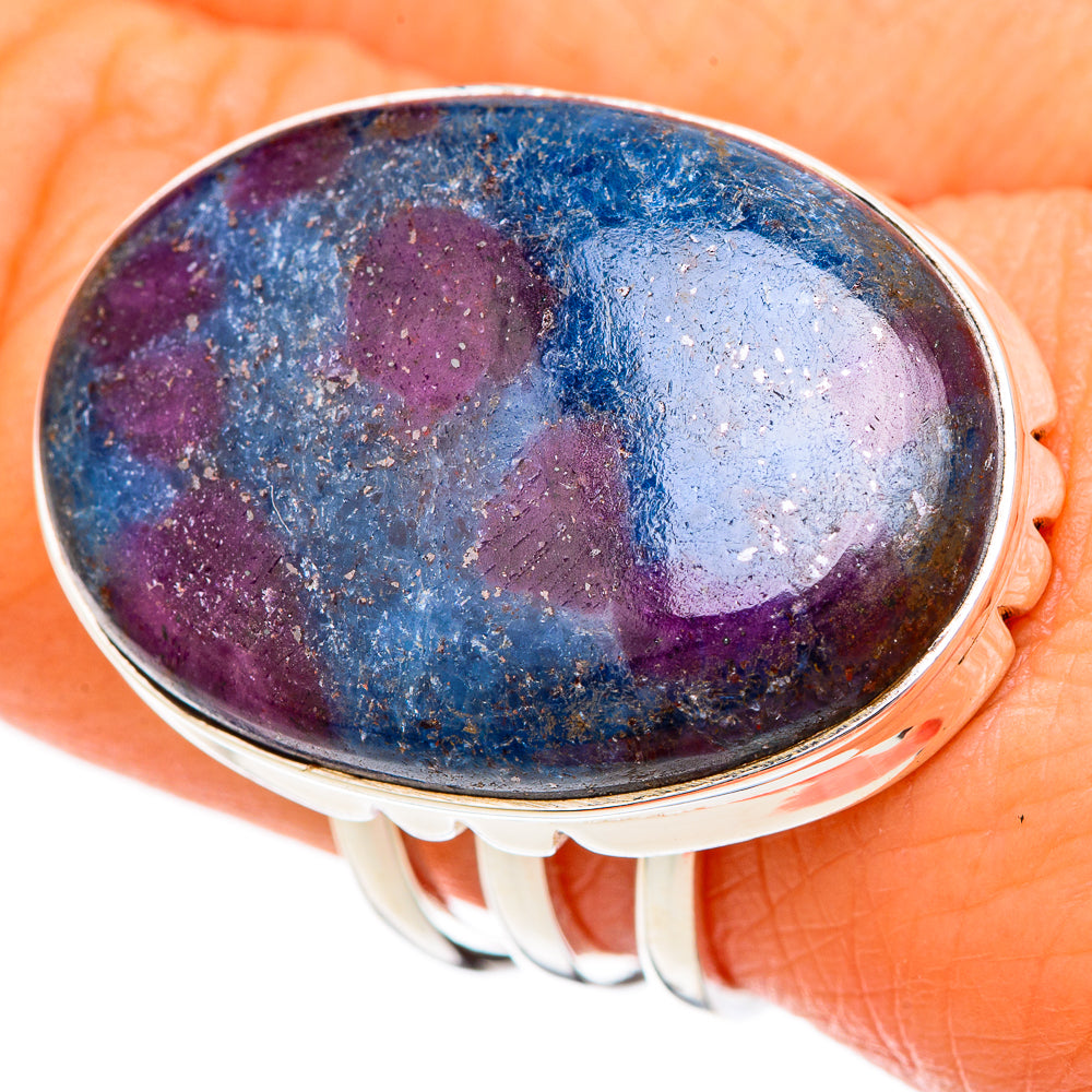Ruby Fuchsite Rings handcrafted by Anasilvercos - RING102175