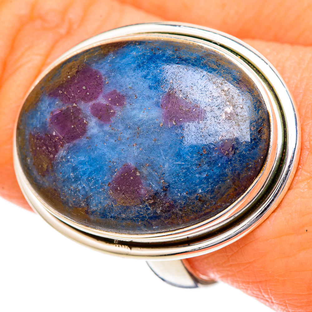Ruby Fuchsite Rings handcrafted by Anasilvercos - RING102181