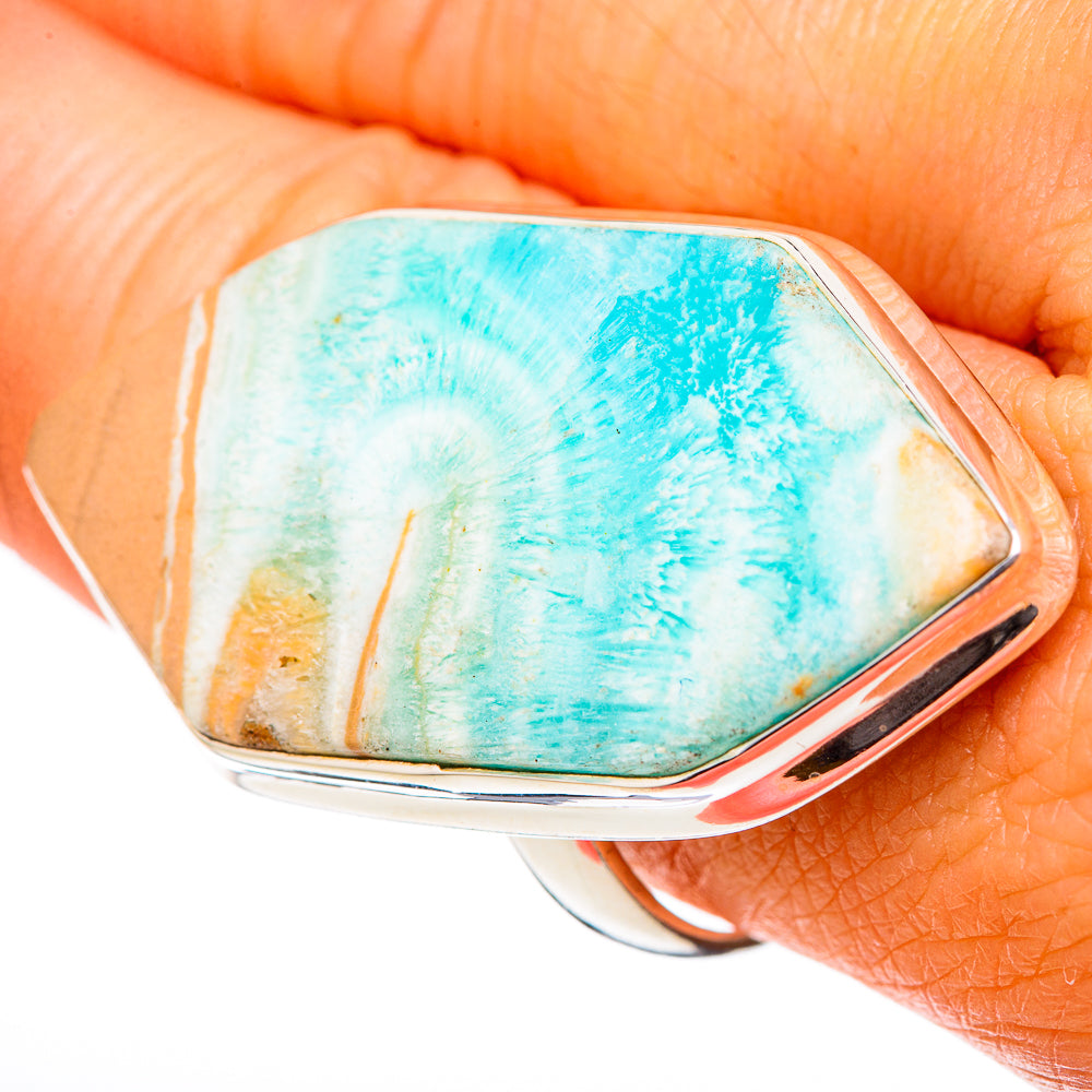 Peruvian Opal Rings handcrafted by Anasilvercos - RING102190