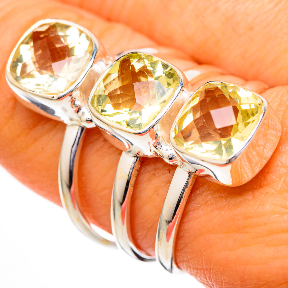 Citrine Rings handcrafted by Anasilvercos - RING102212