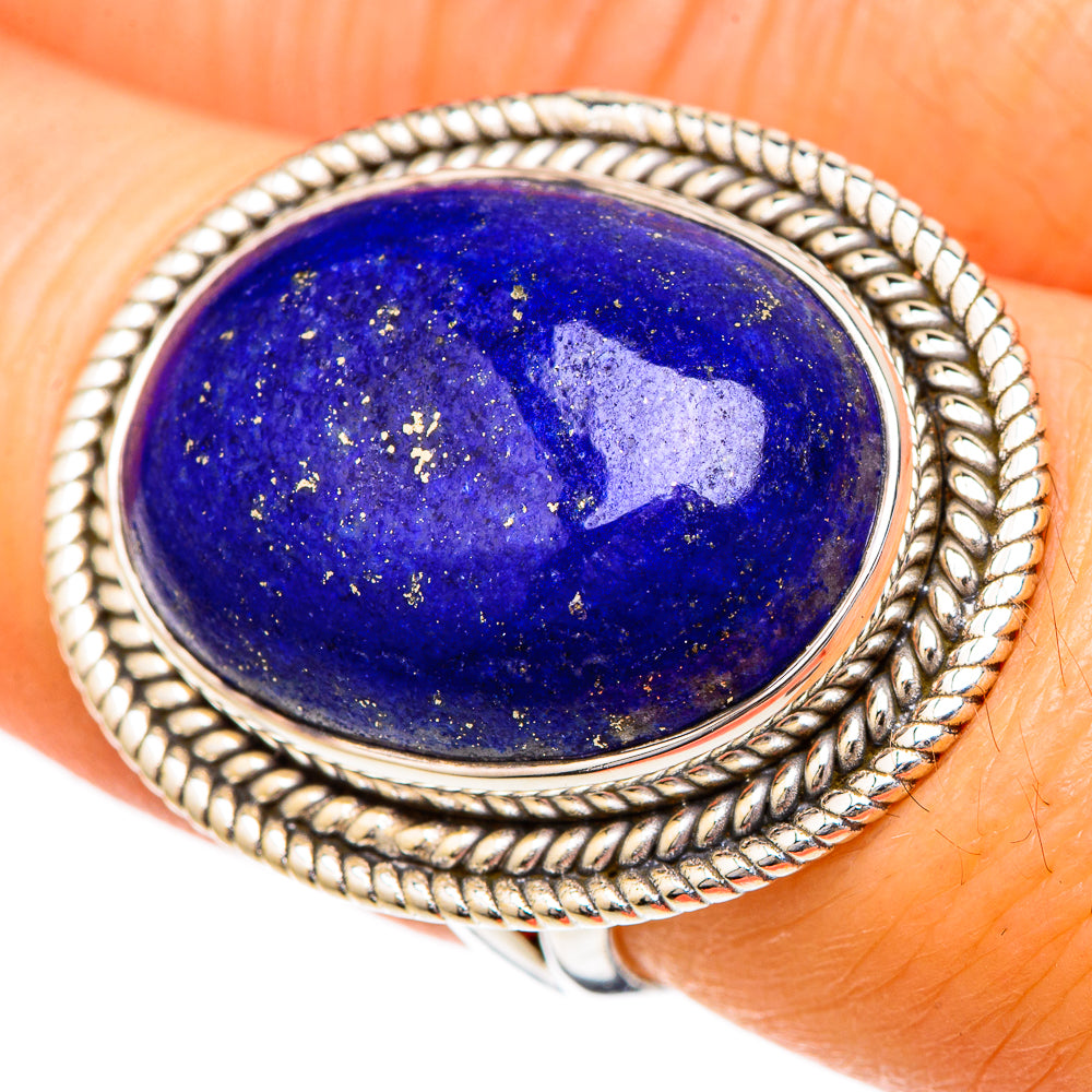Lapis Lazuli Rings handcrafted by Anasilvercos - RING102219