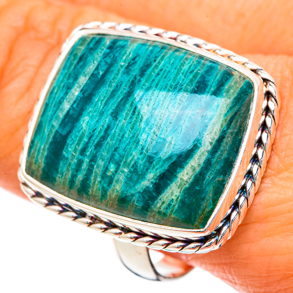 Amazonite Rings handcrafted by Anasilvercos - RING102227
