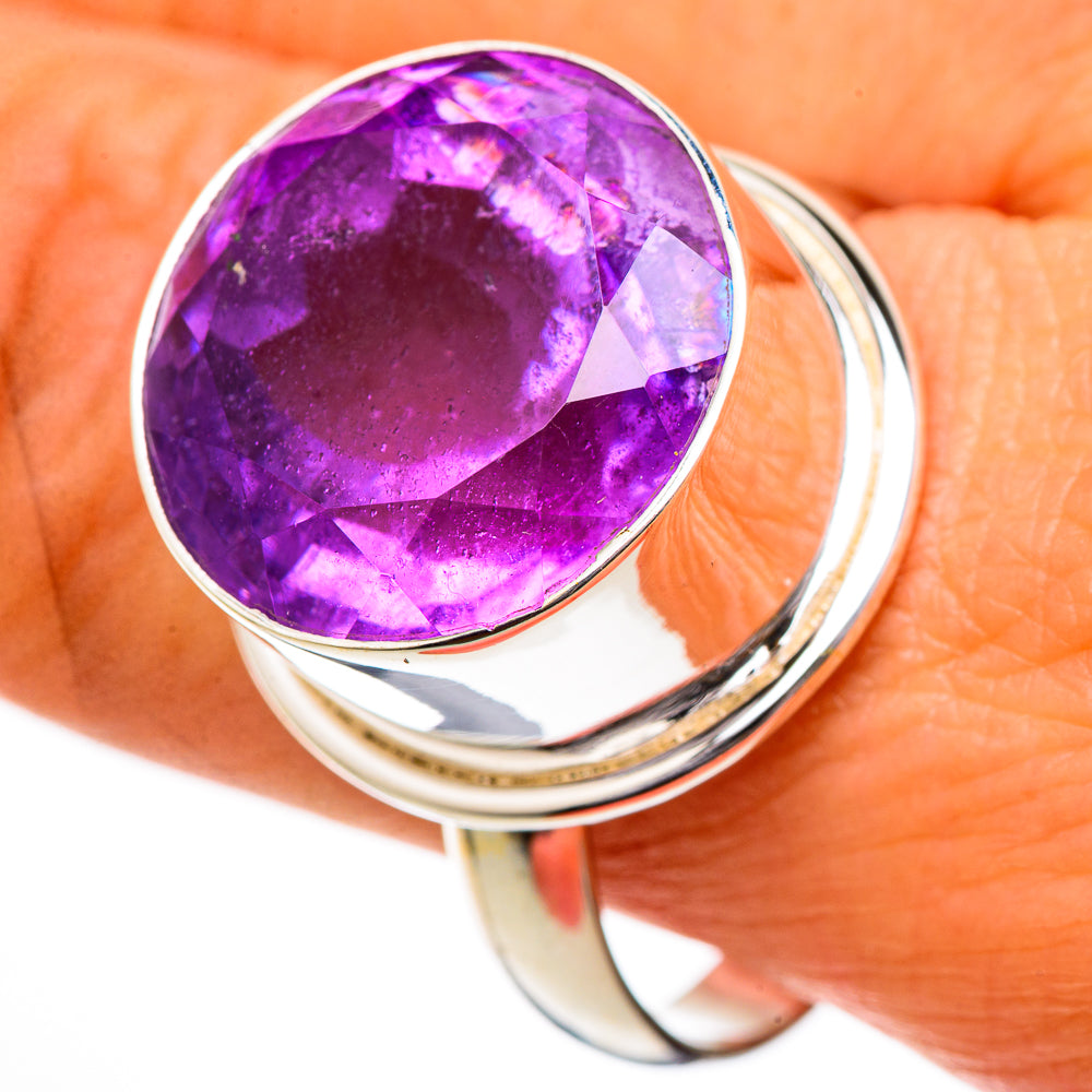 Amethyst Rings handcrafted by Anasilvercos - RING102238