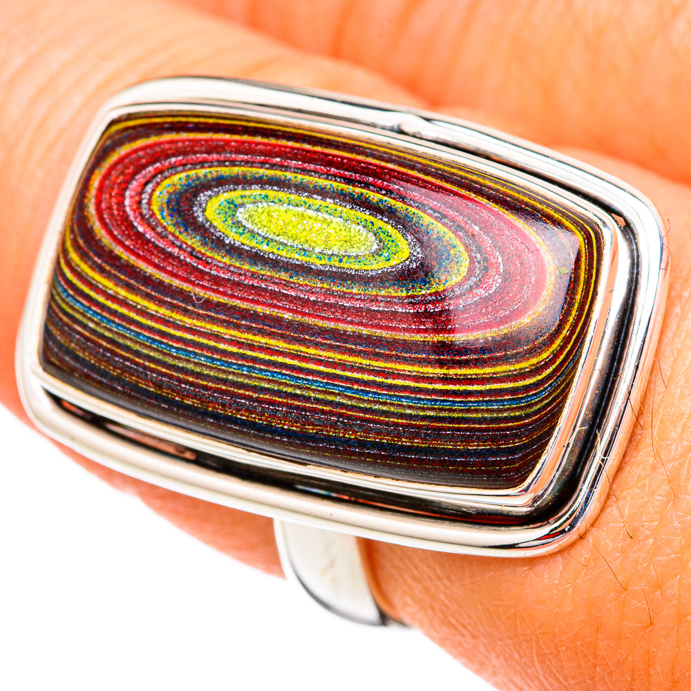 Fordite Rings handcrafted by Anasilvercos - RING102248
