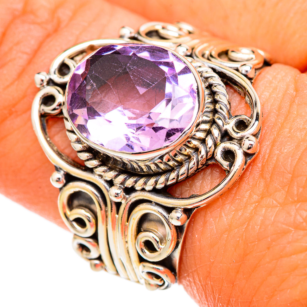 Amethyst Rings handcrafted by Anasilvercos - RING102255