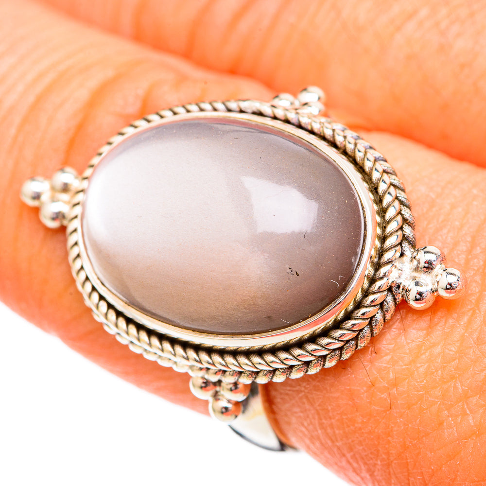 Moonstone Rings handcrafted by Anasilvercos - RING102289