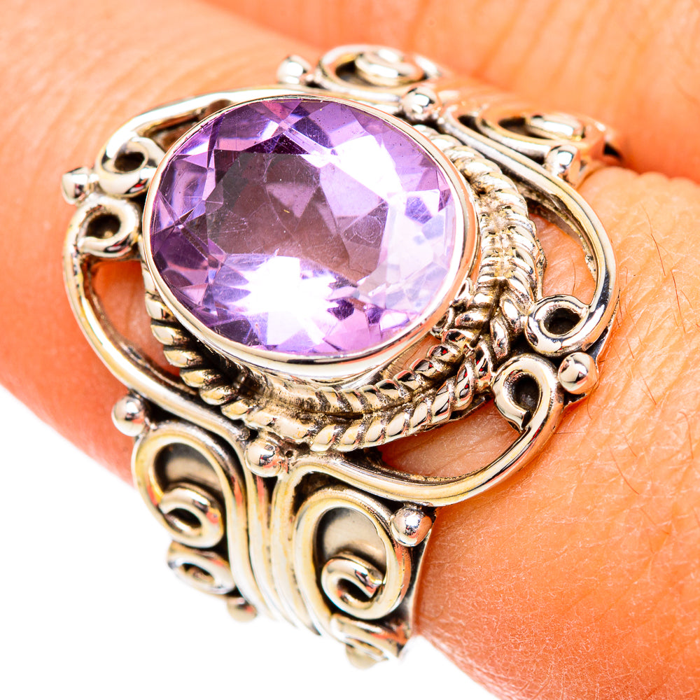 Amethyst Rings handcrafted by Anasilvercos - RING102312
