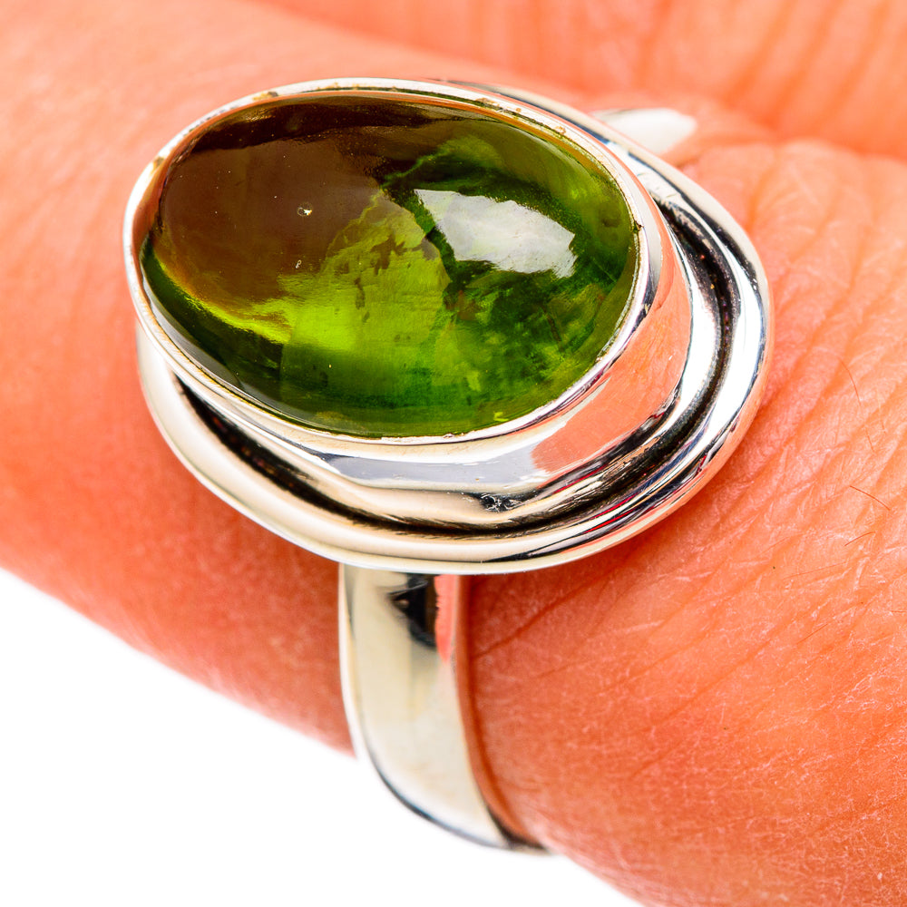 Peridot Rings handcrafted by Anasilvercos - RING102332