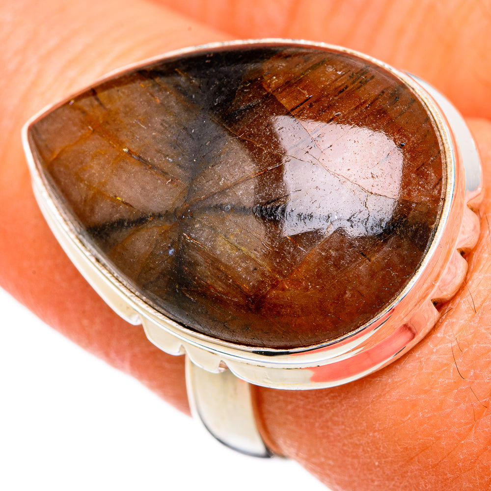 Chiastolite Rings handcrafted by Anasilvercos - RING102334