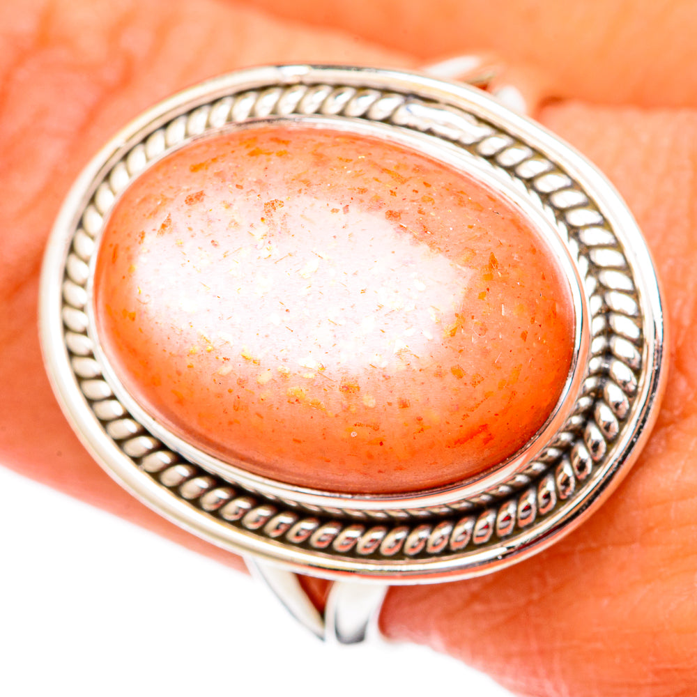 Sunstone Rings handcrafted by Anasilvercos - RING102336