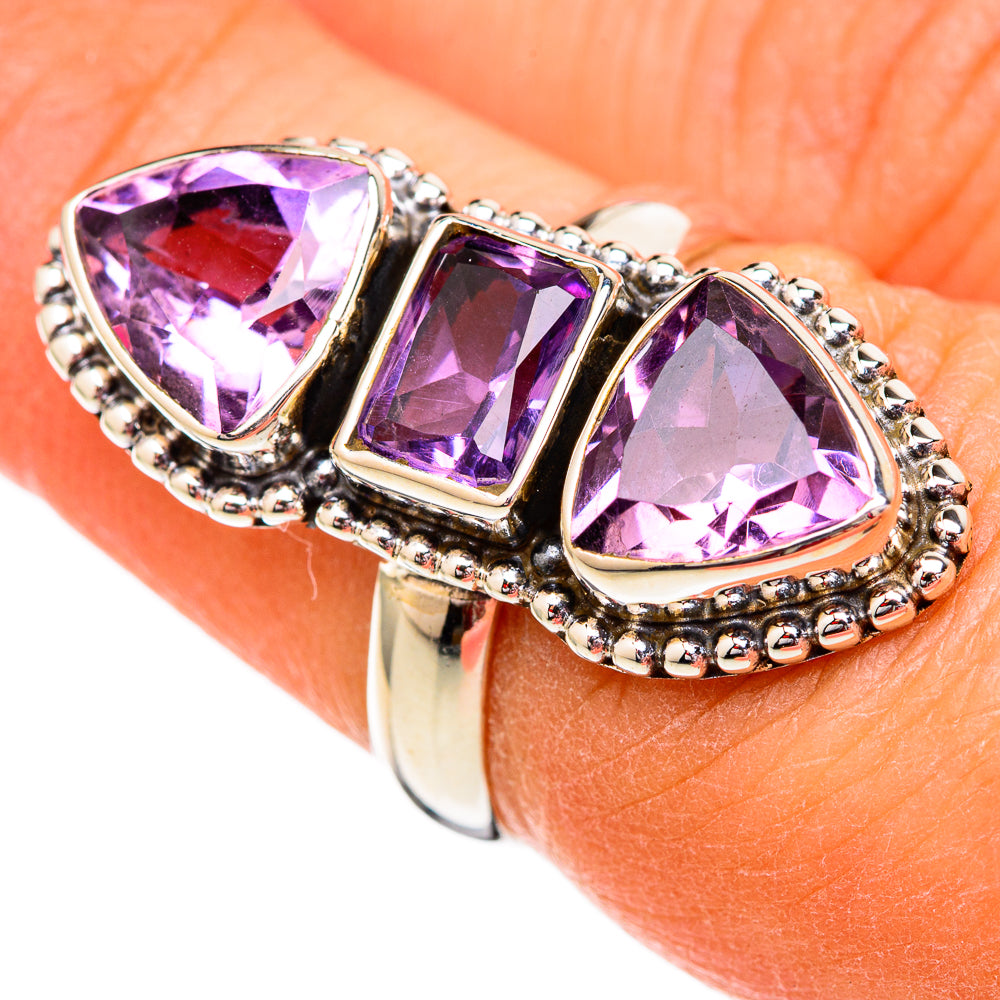 Amethyst Rings handcrafted by Anasilvercos - RING102338