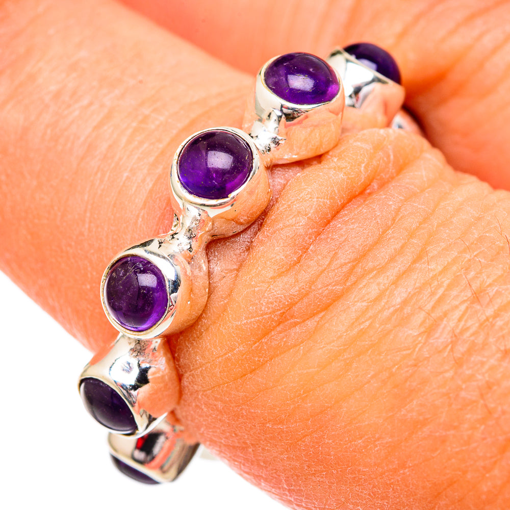 Amethyst Rings handcrafted by Anasilvercos - RING102339