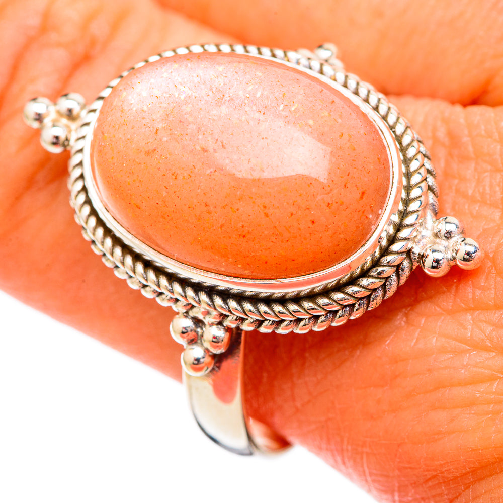 Sunstone Rings handcrafted by Anasilvercos - RING102357