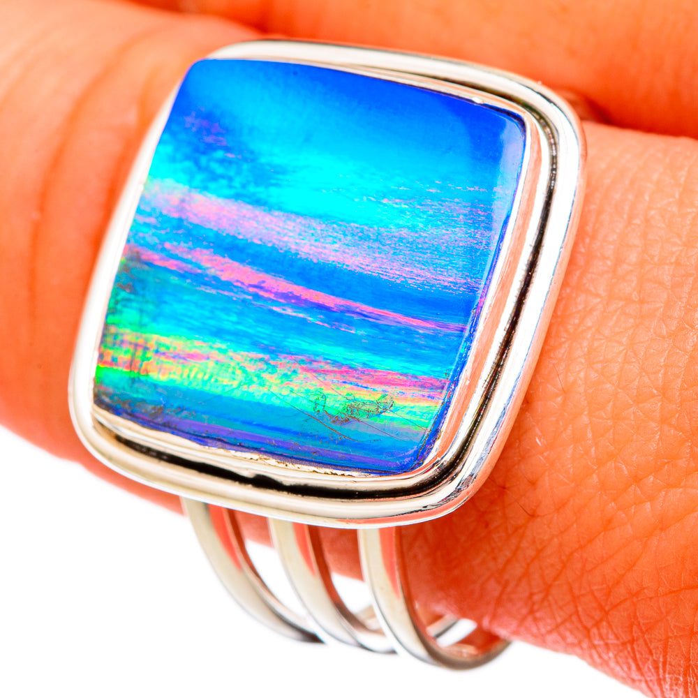 Aura Opal Rings handcrafted by Anasilvercos - RING102366
