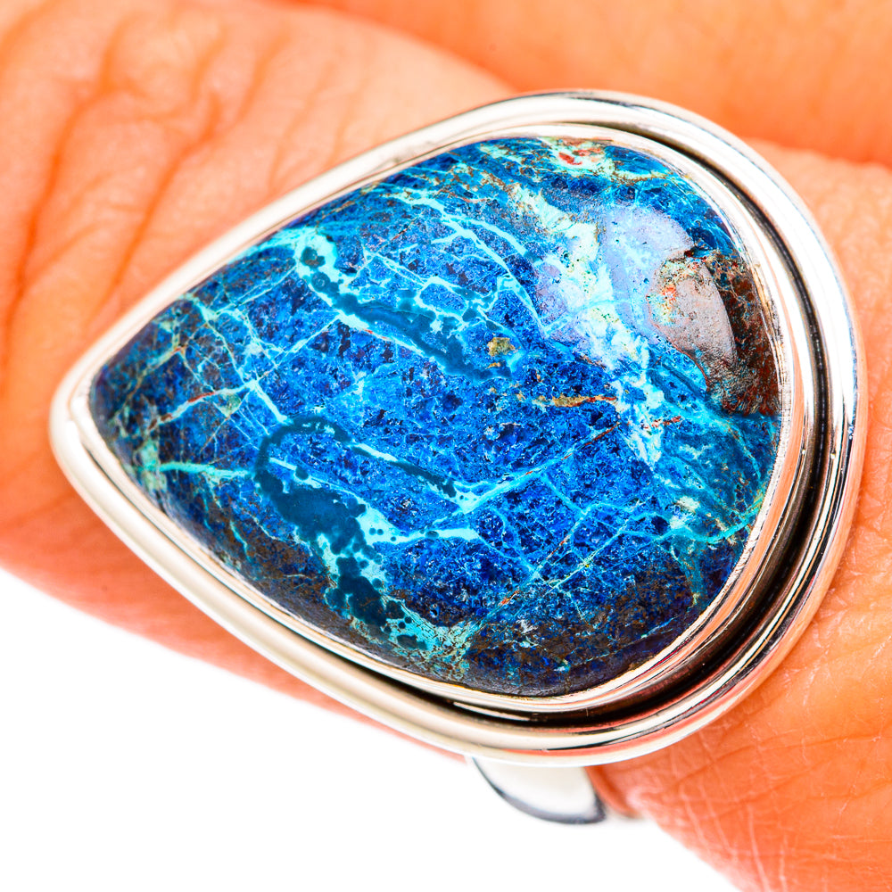 Shattuckite Rings handcrafted by Anasilvercos - RING102369