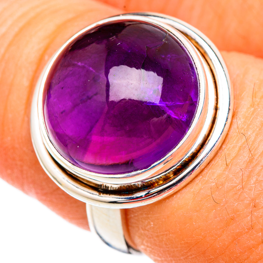 Amethyst Rings handcrafted by Anasilvercos - RING102378