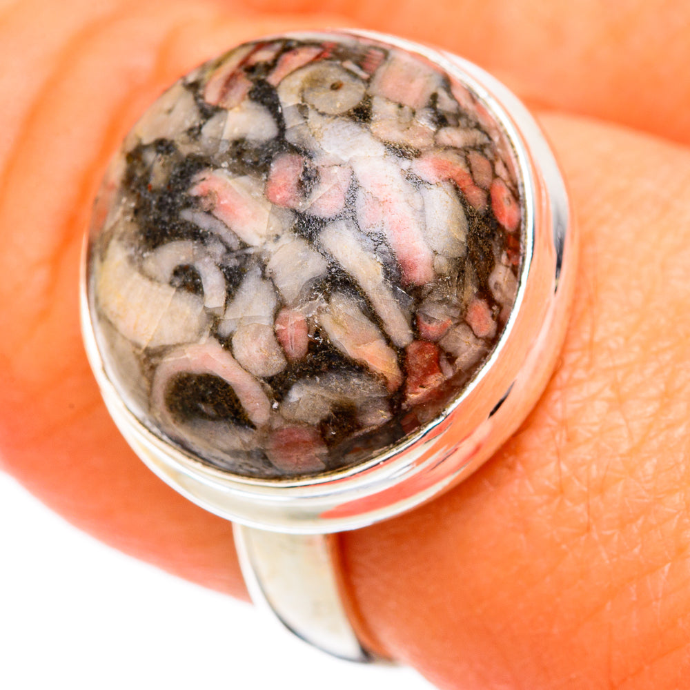 Crinoid Fossil Rings handcrafted by Anasilvercos - RING102393