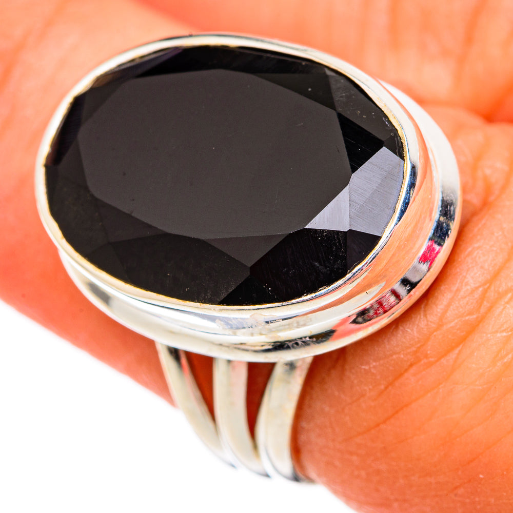 Black Onyx Rings handcrafted by Anasilvercos - RING102398