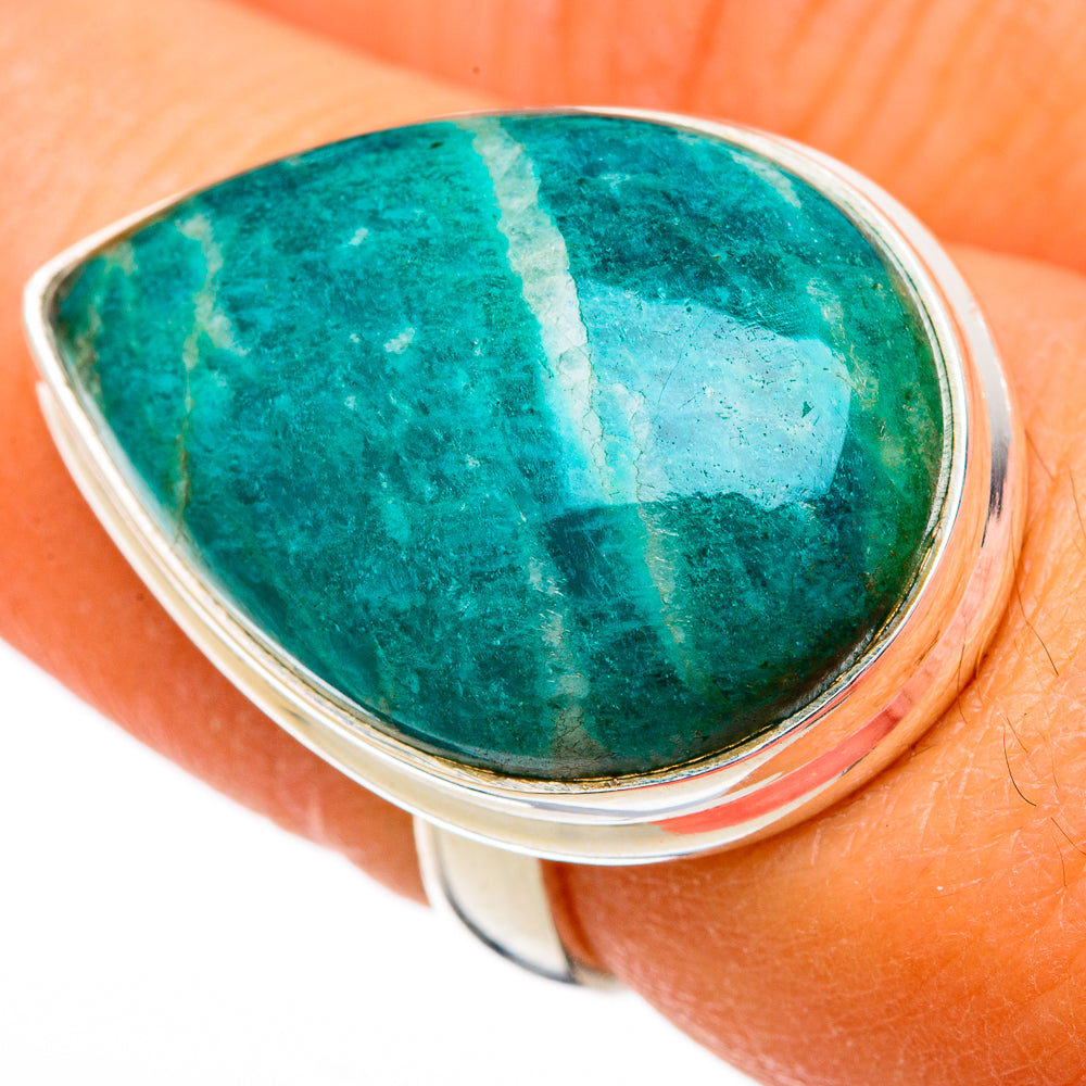 Amazonite Rings handcrafted by Anasilvercos - RING102410