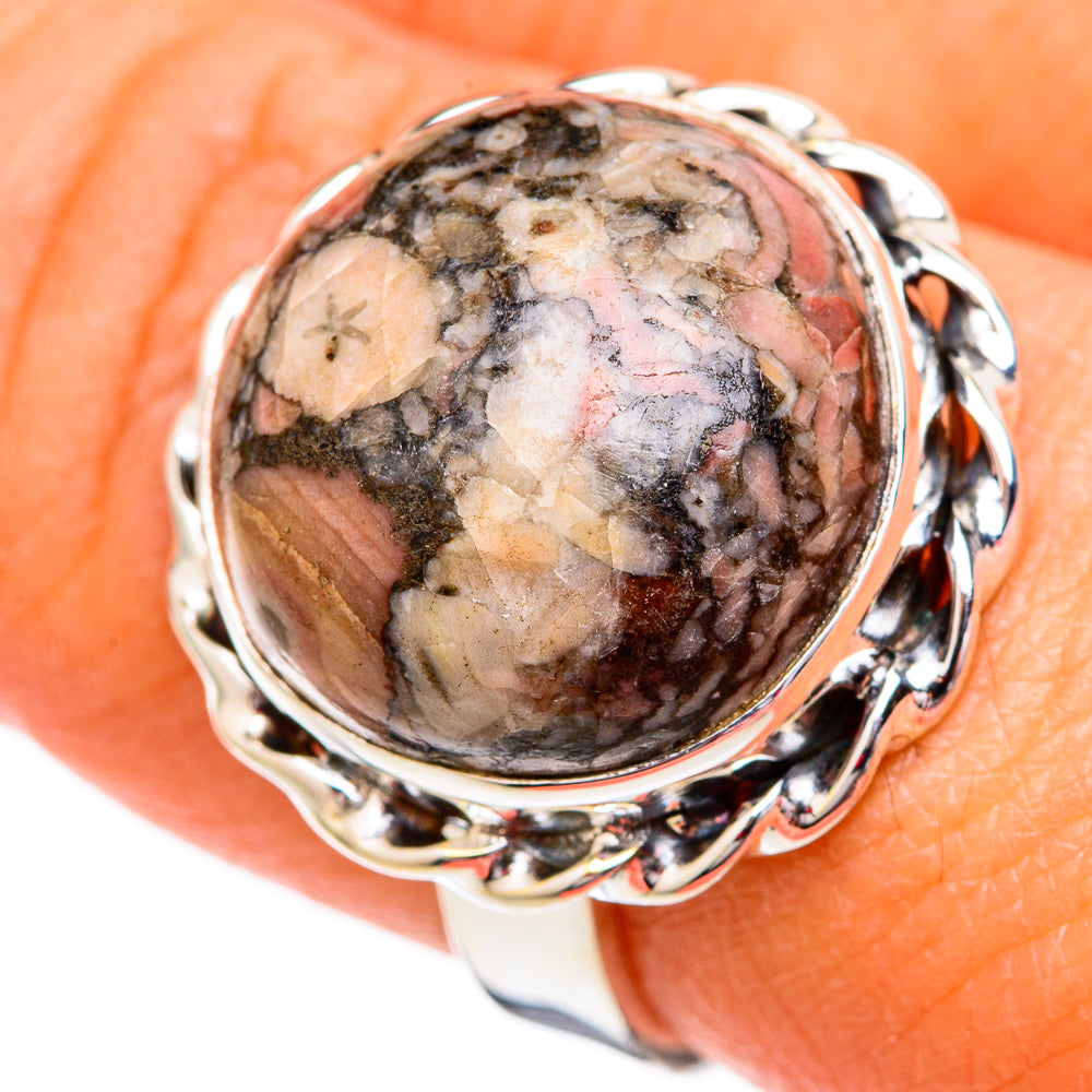 Crinoid Fossil Rings handcrafted by Anasilvercos - RING102412