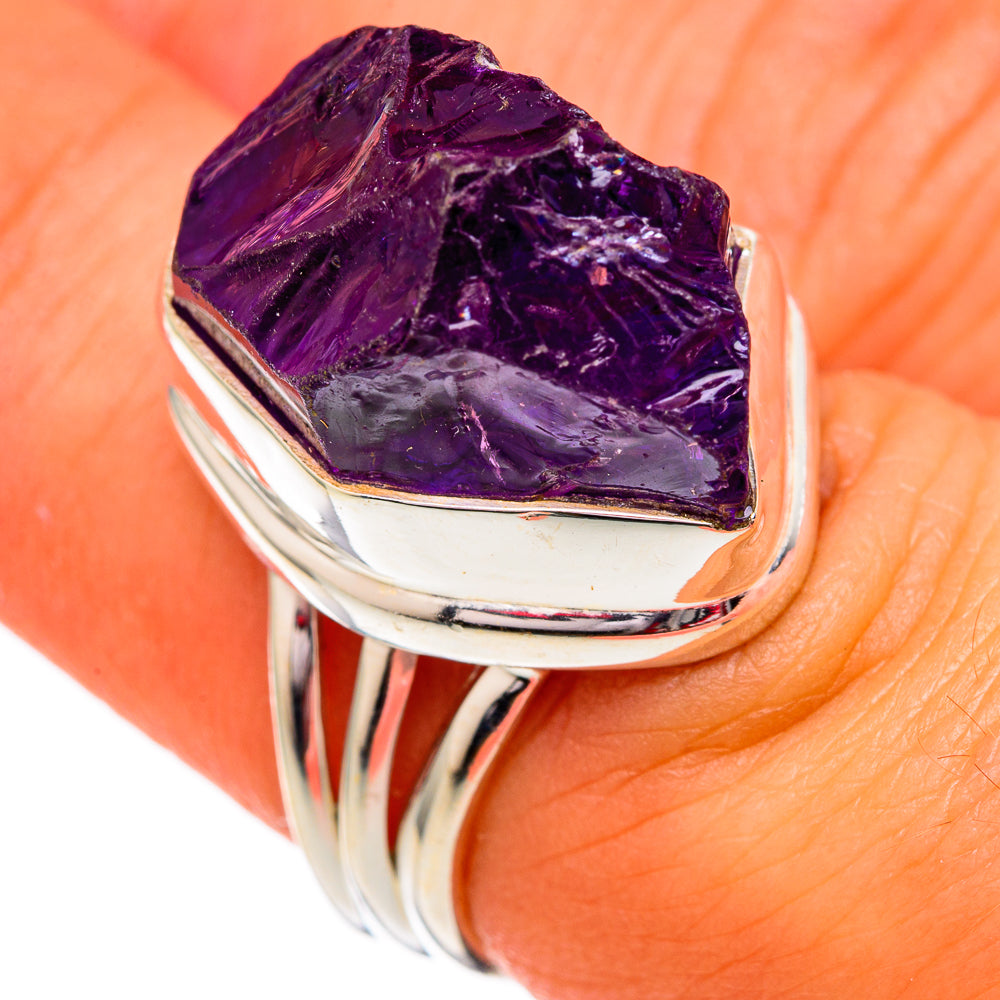 Amethyst Rings handcrafted by Anasilvercos - RING102417