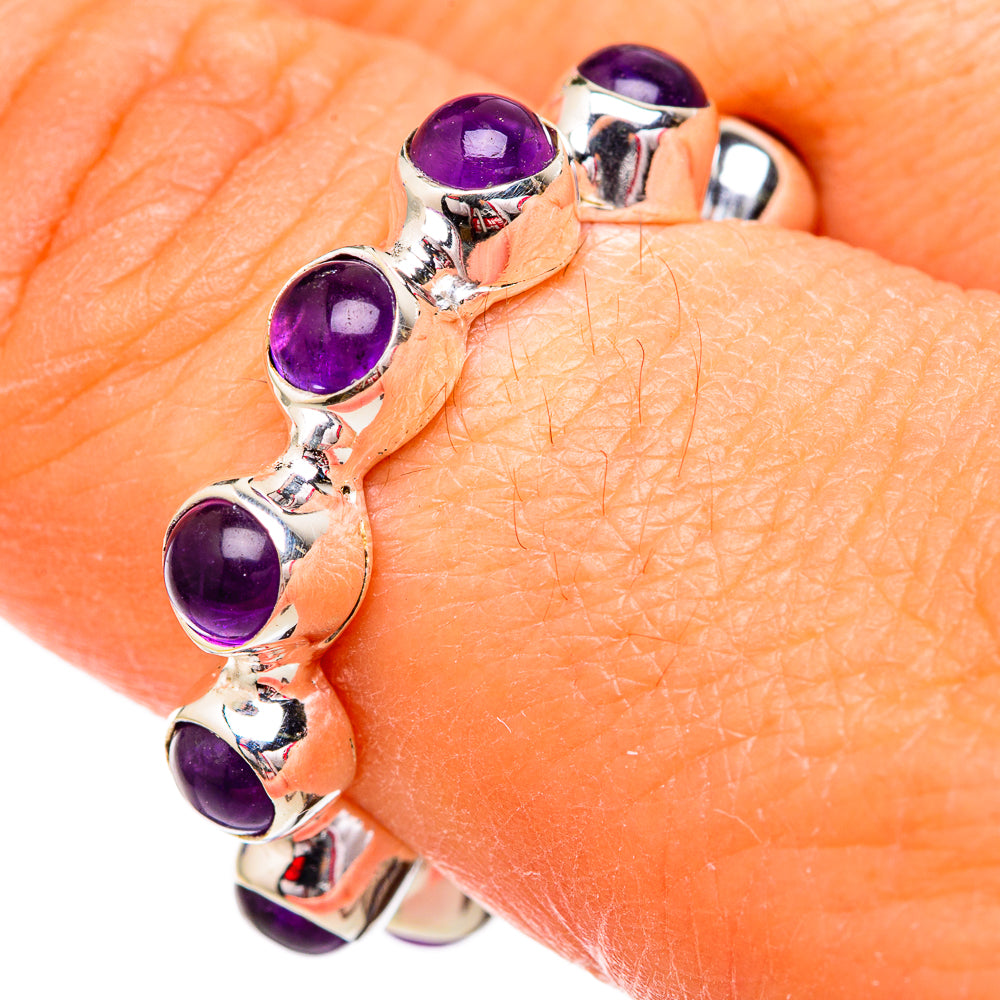 Amethyst Rings handcrafted by Anasilvercos - RING102435